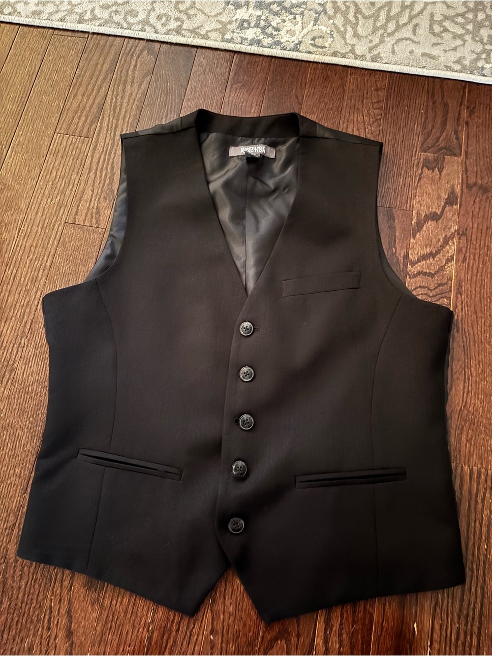 Kenneth Cole Reaction Men's Black Dress Vest